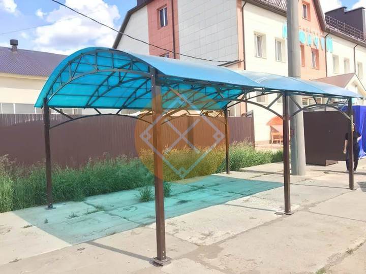 навес для одного автомобиля